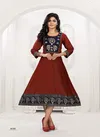 Golden Khwaab 1 Rayon Printed Regular Wear Designer Kurti Collection
